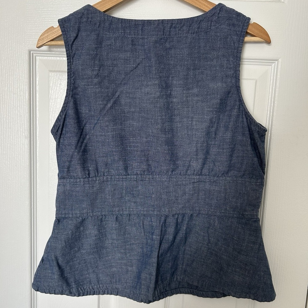 Gap Peplum Denim Top‎ - Picture 2 of 2